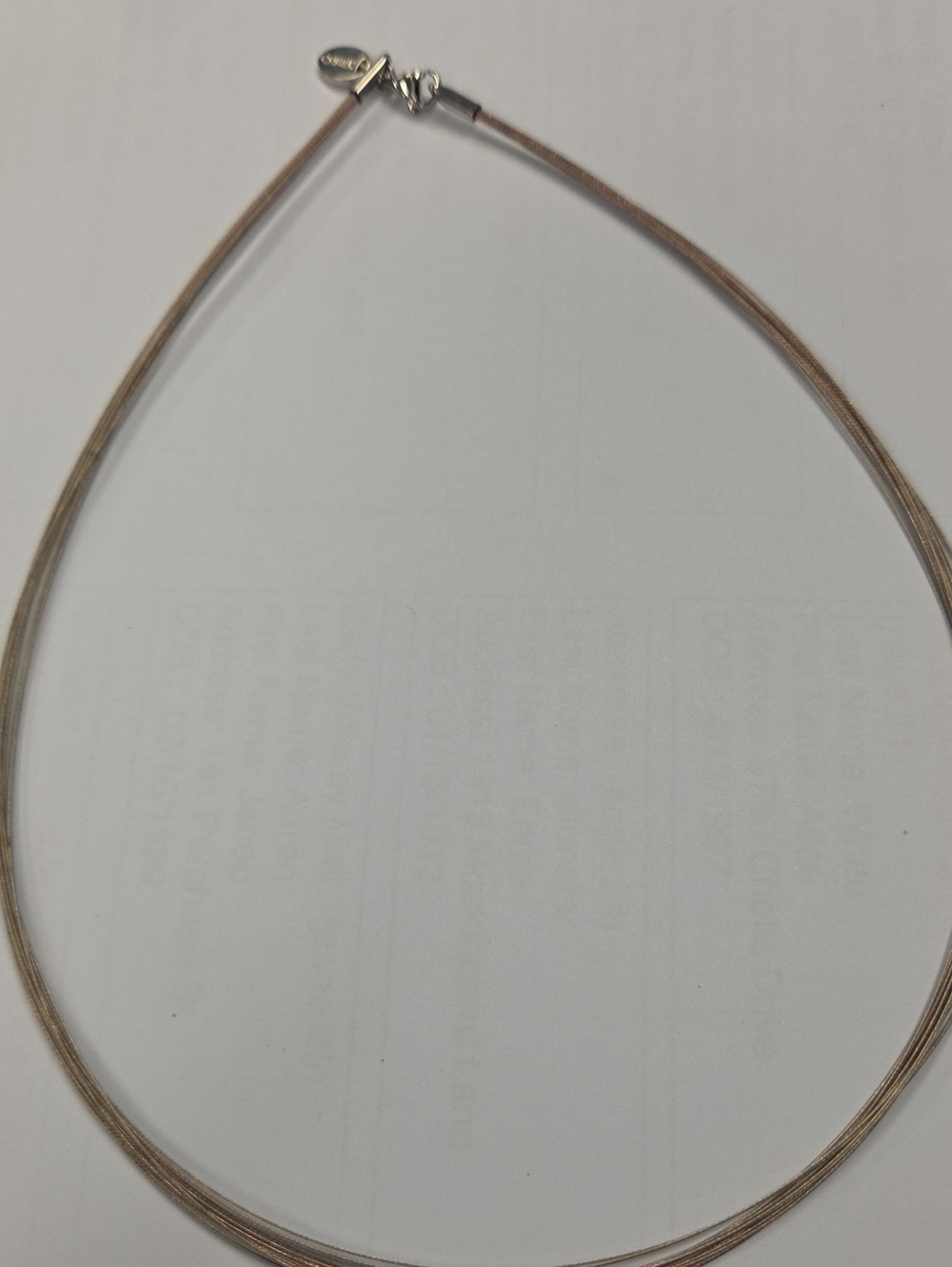 Delicate Rose Gold Multi-Strand Choker Necklace